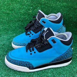 Jordan 3 Retro Powder Blue GS 398614 406 Youth 6.5Y Womens 8 Shoes Nike Air
